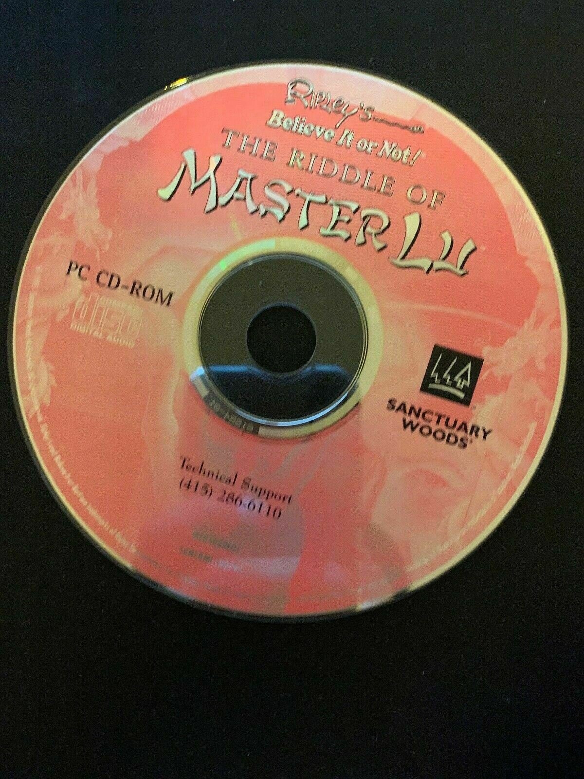 Ripley's Believe It Or Not! The Riddle Of Master Lu - PC CD-ROM with Manual 1995