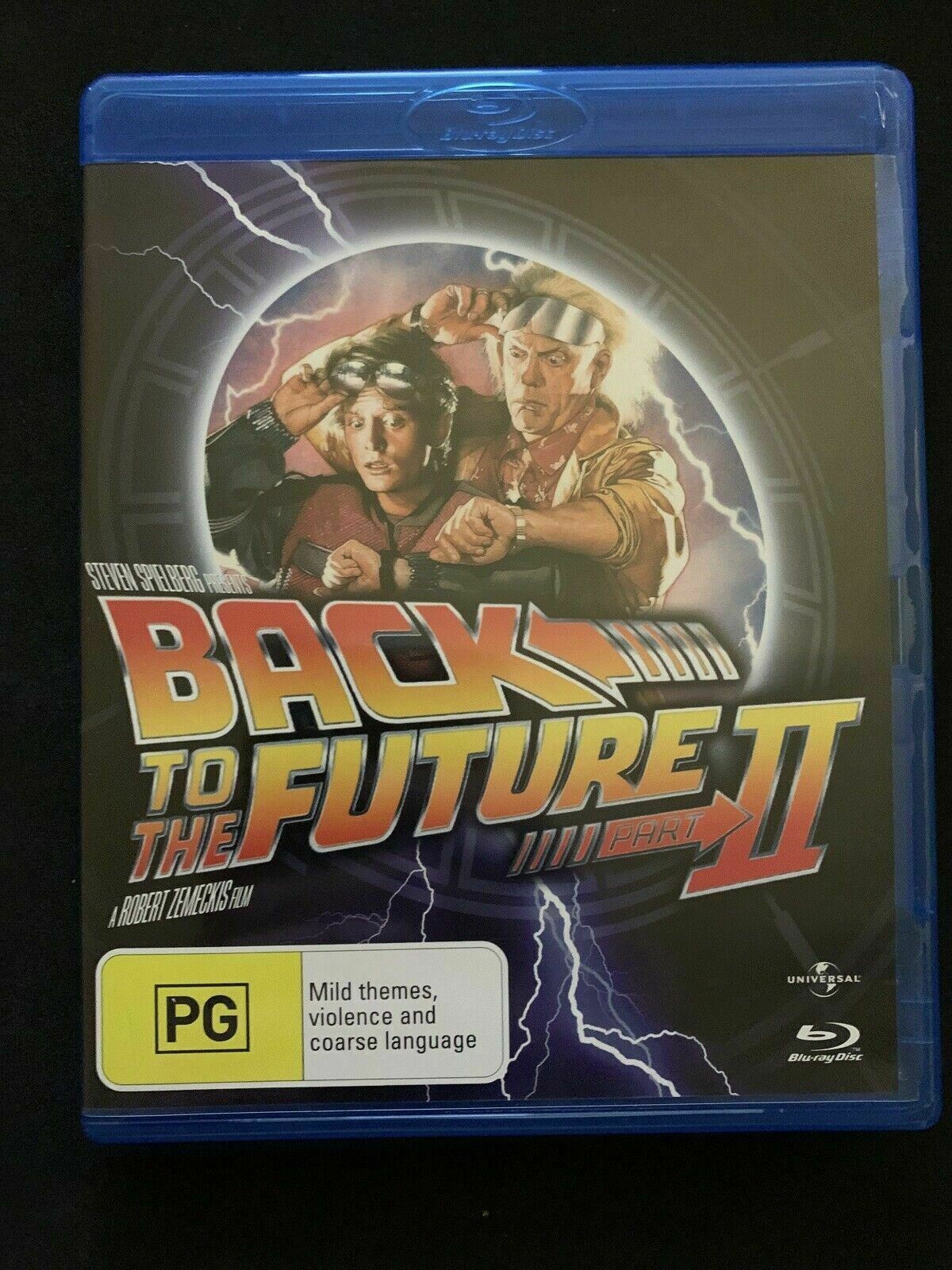 Back To The Future 1 & 2 (Blu-ray, 1985) Michael J. Fox, Christopher Lloyd