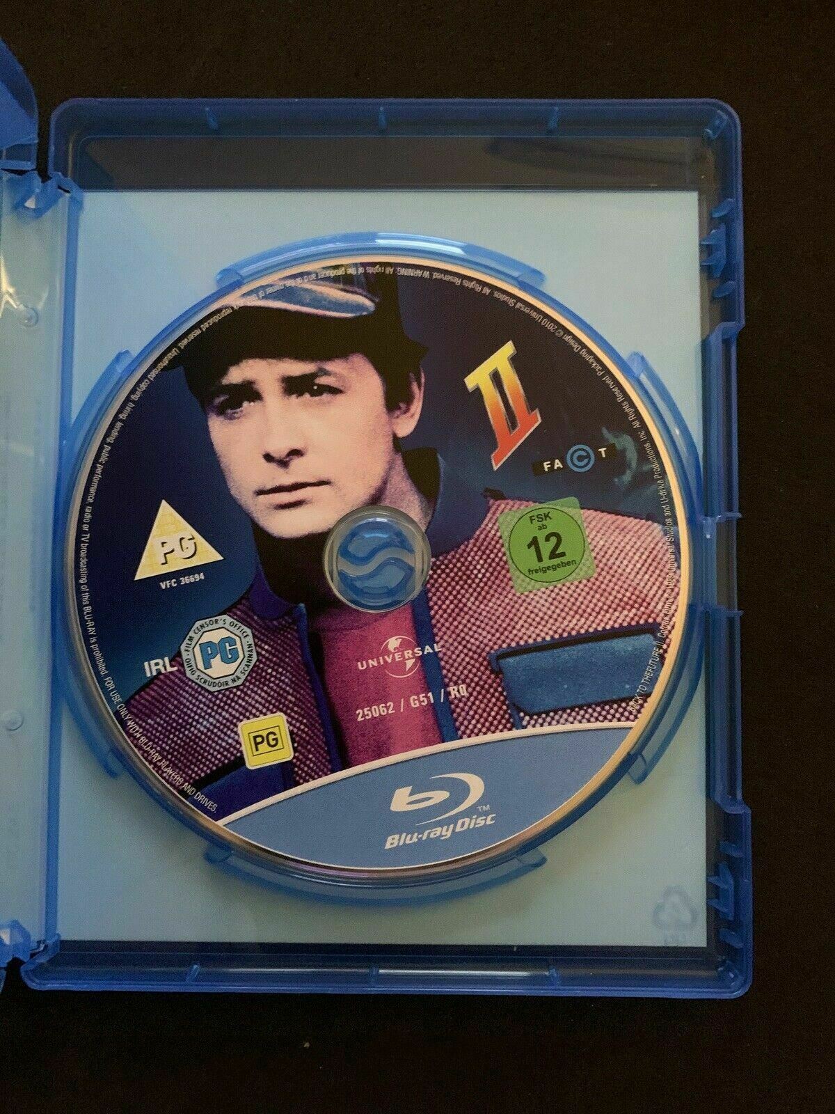 Back To The Future 1 & 2 (Blu-ray, 1985) Michael J. Fox, Christopher Lloyd