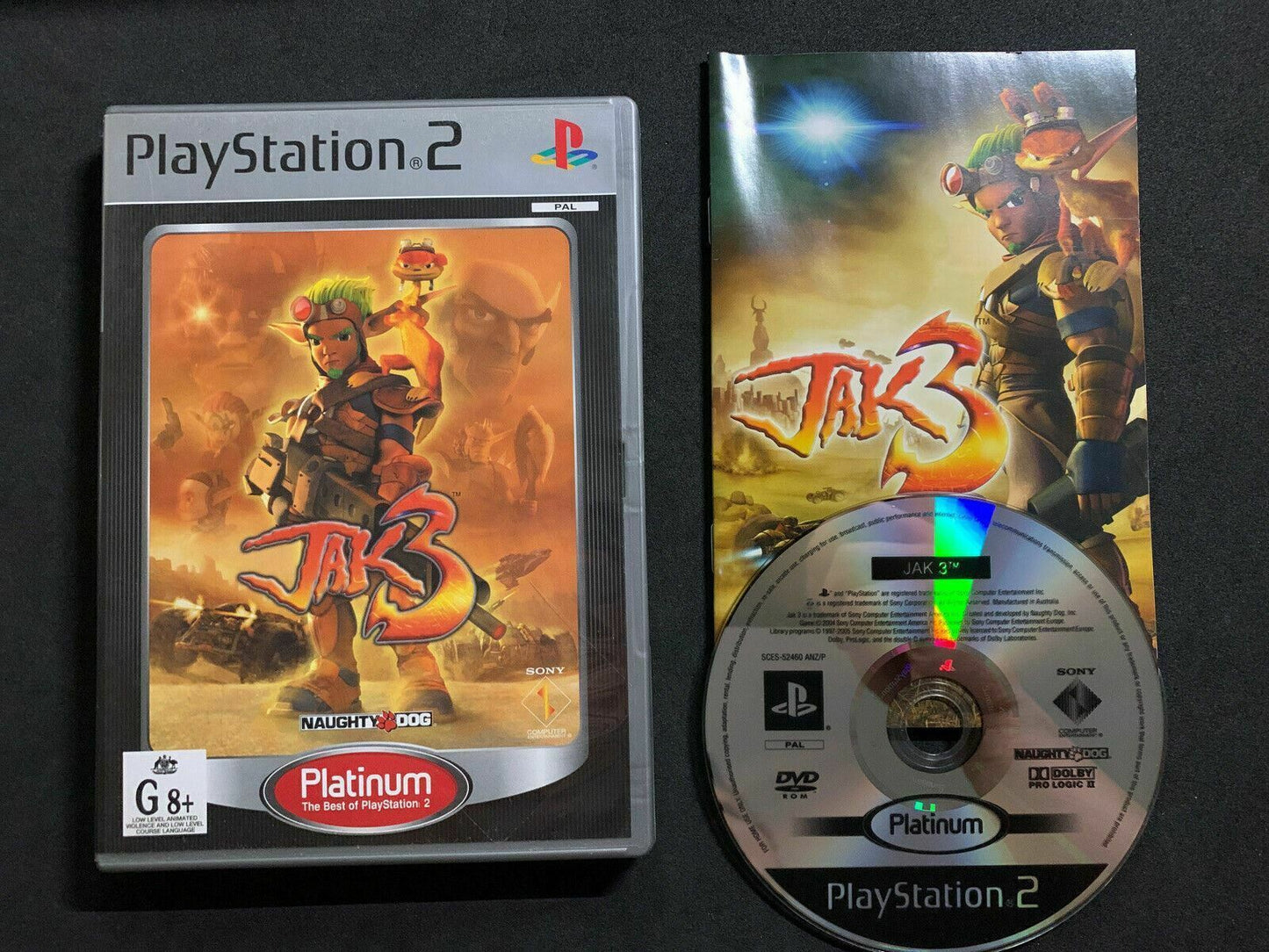 Jak 3 - PS2 PlayStation 2 with Manual PAL