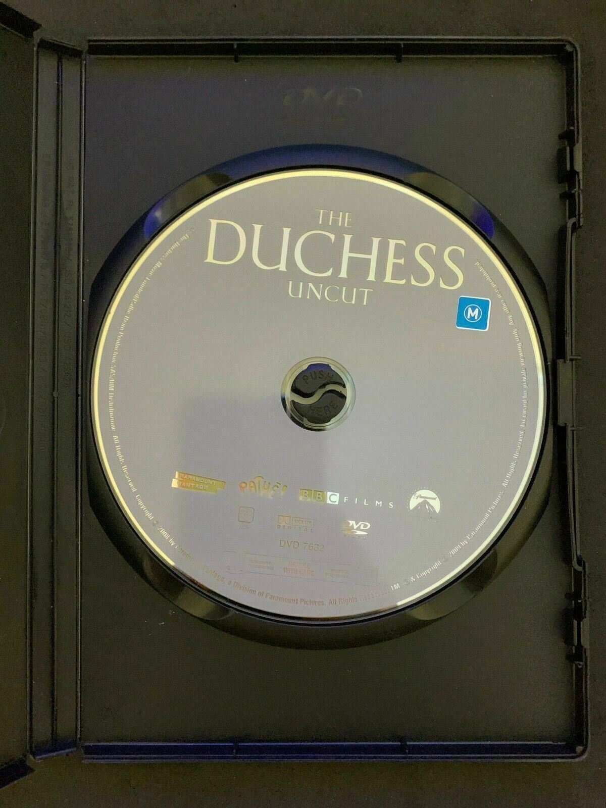 The Duchess - Uncut Edition (DVD, 2008) Keira Knightley, Ralph Fiennes. Region 4