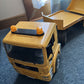BRUDER MAN TGA Low Loader Truck with JCB Backhoe Loader - Yellow (02776) 85cm