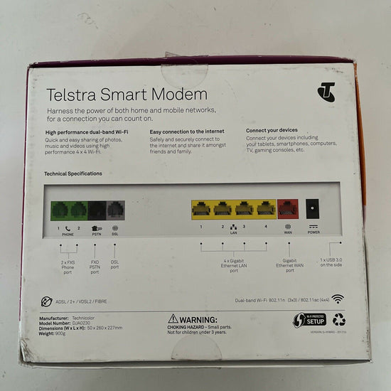 Telstra Smart Modem Transition Kit NBN (FTTN / FTTB) Compatible – Retro ...