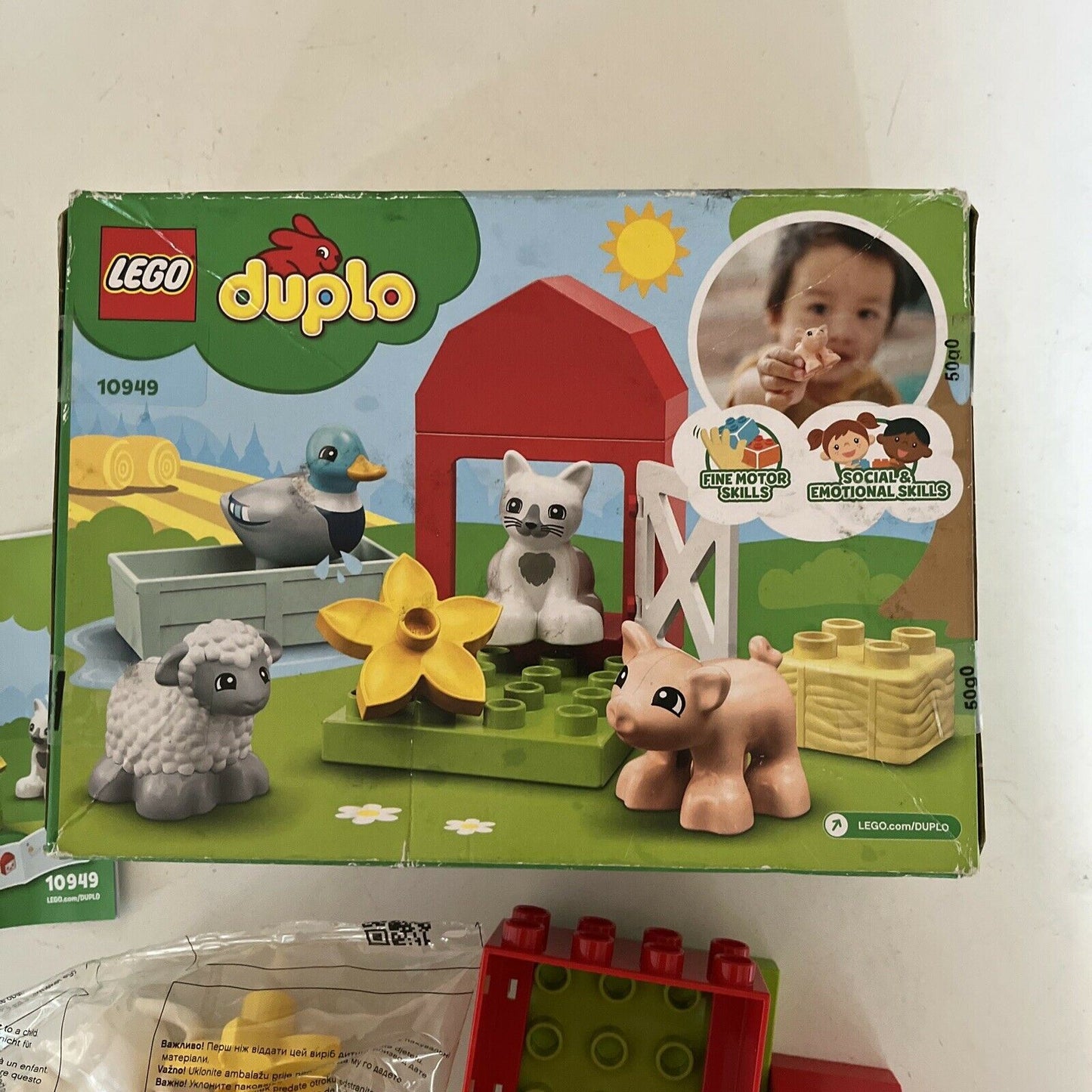 *Opened New Never Been Used* LEGO Duplo Farm Animal Care Kids Playset 10949