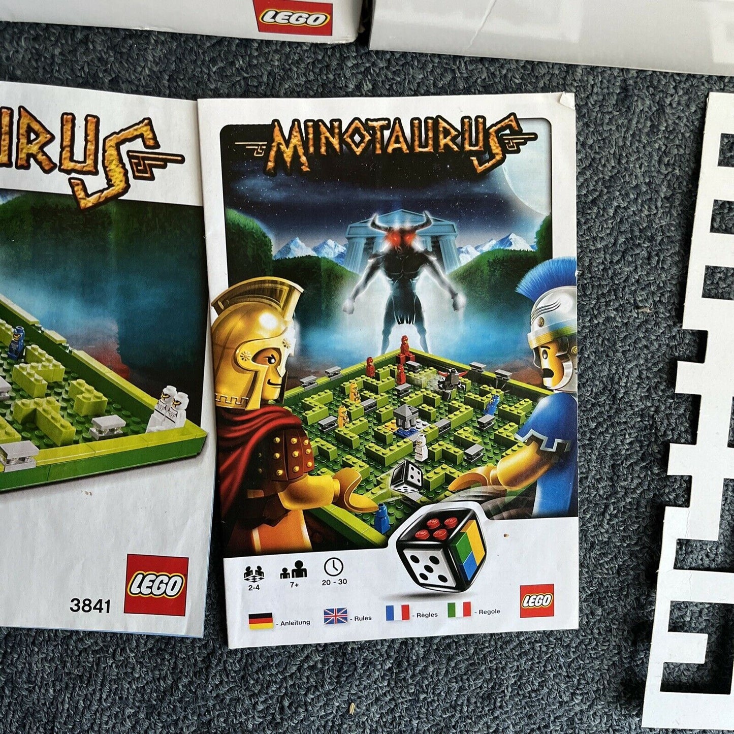 LEGO Minotaurus Board Game 3841 Complete