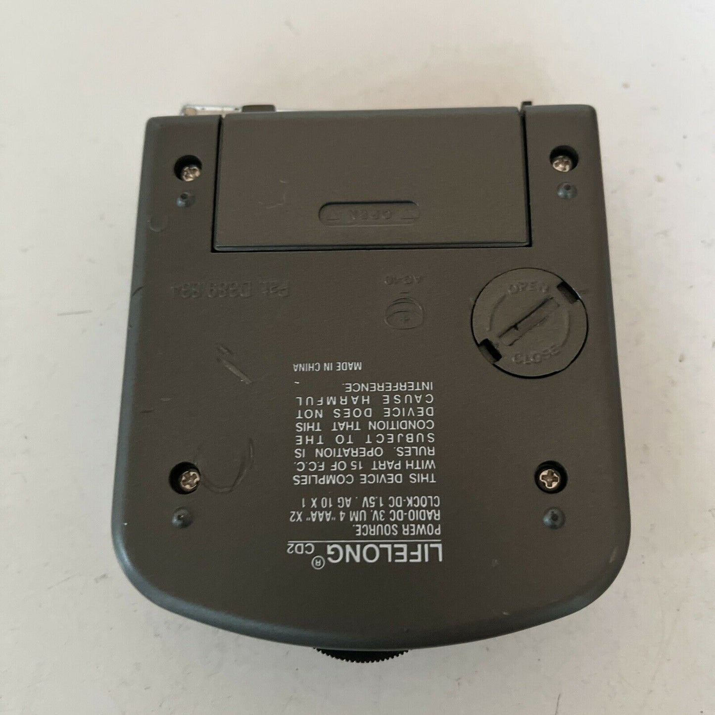 Lifelong Portable AM/FM Alarm Clock Radio Speaker