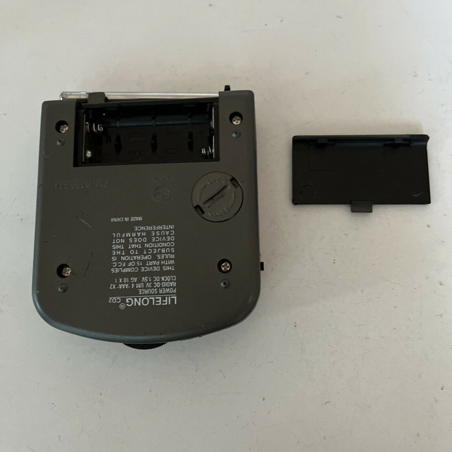 Lifelong Portable AM/FM Alarm Clock Radio Speaker