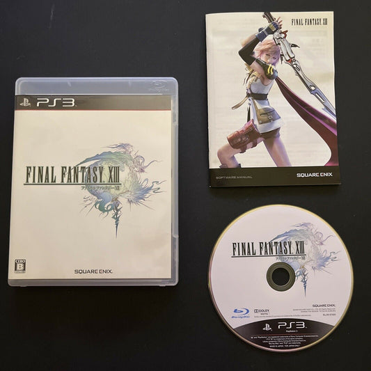 Final Fantasy XIII 13 - PlayStation PS3 JAPAN Game Complete with Manual