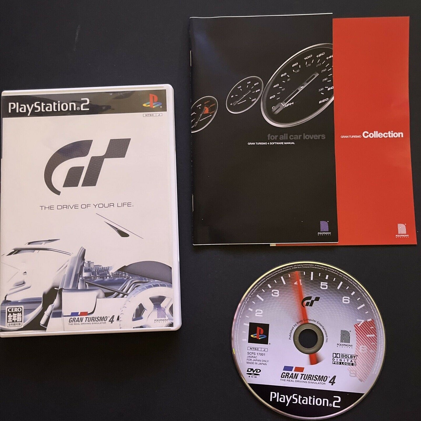Gran Turismo 4 - PlayStation PS2 NTSC-J JAPAN Game with Manual