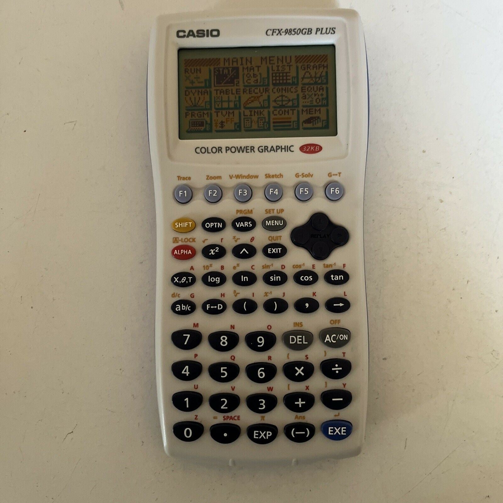 Casio CFX 9850GB Plus Colour LCD Graphic Calculator Retro Unit