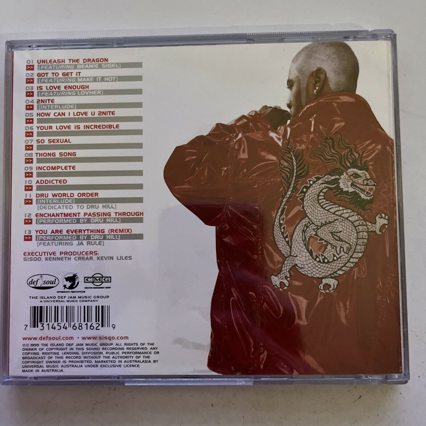 Sisqo - Unleash the Dragon CD 1999 Album