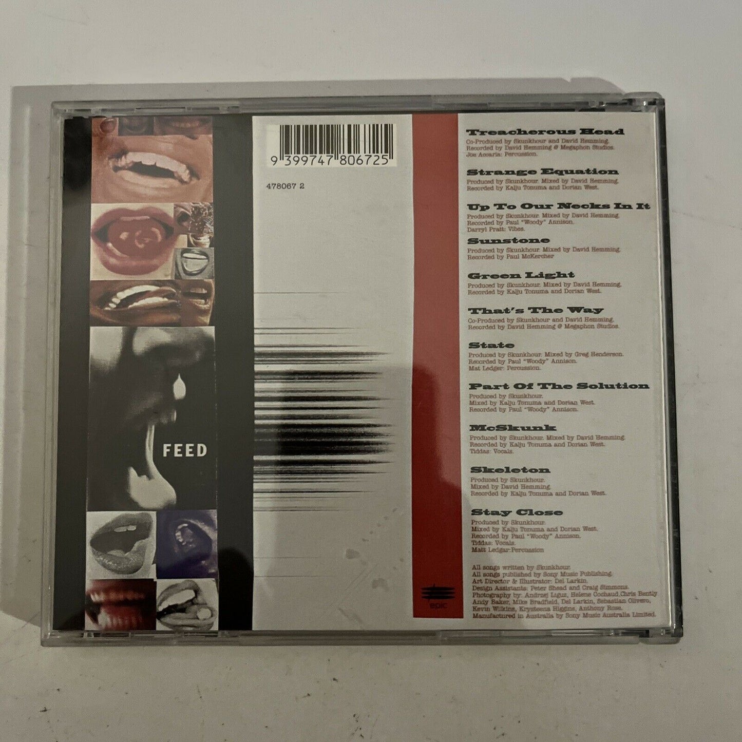 Skunkhour ‎– Feed CD Album 1995