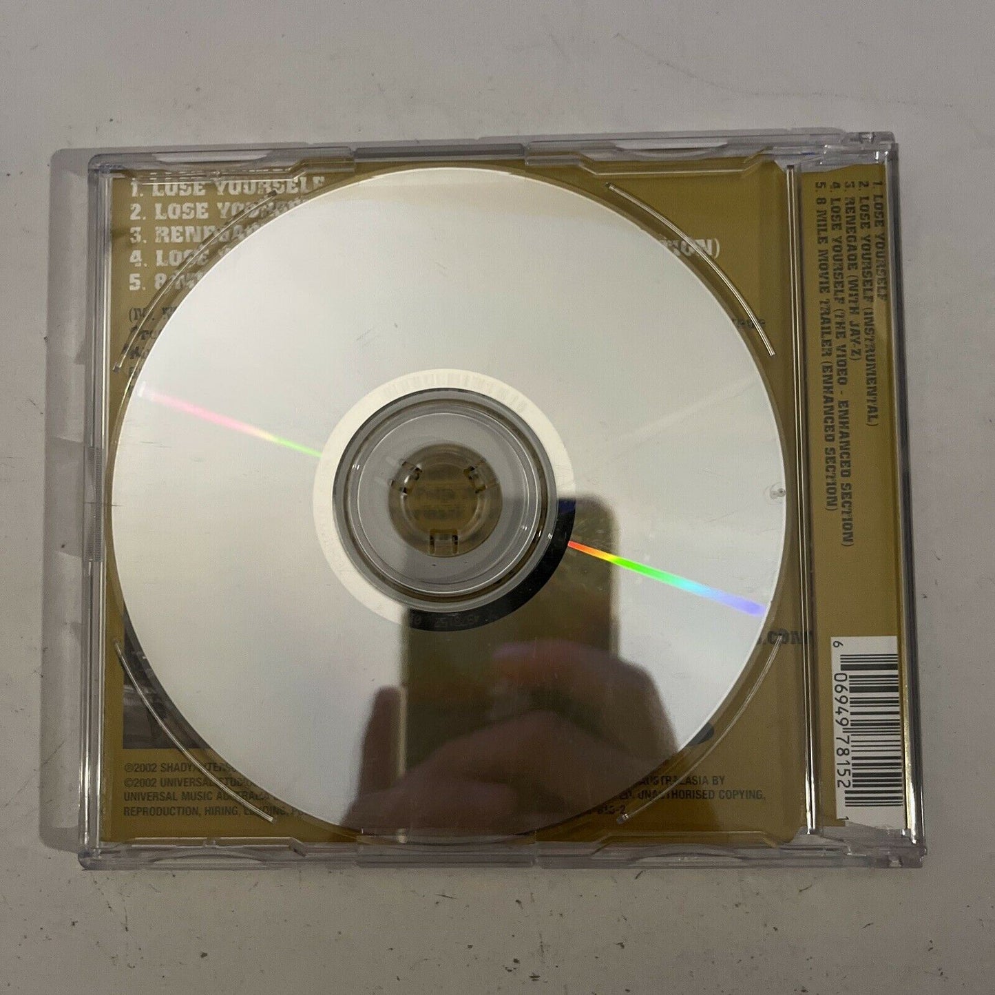 Eminem – Lose Yourself CD 2002 Single