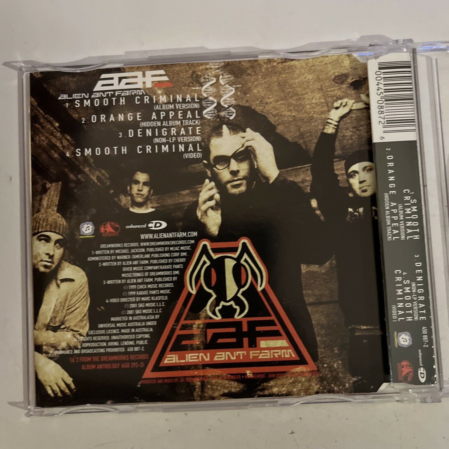 Alien Ant Farm – Smooth Criminal CD 2001 Enhanced