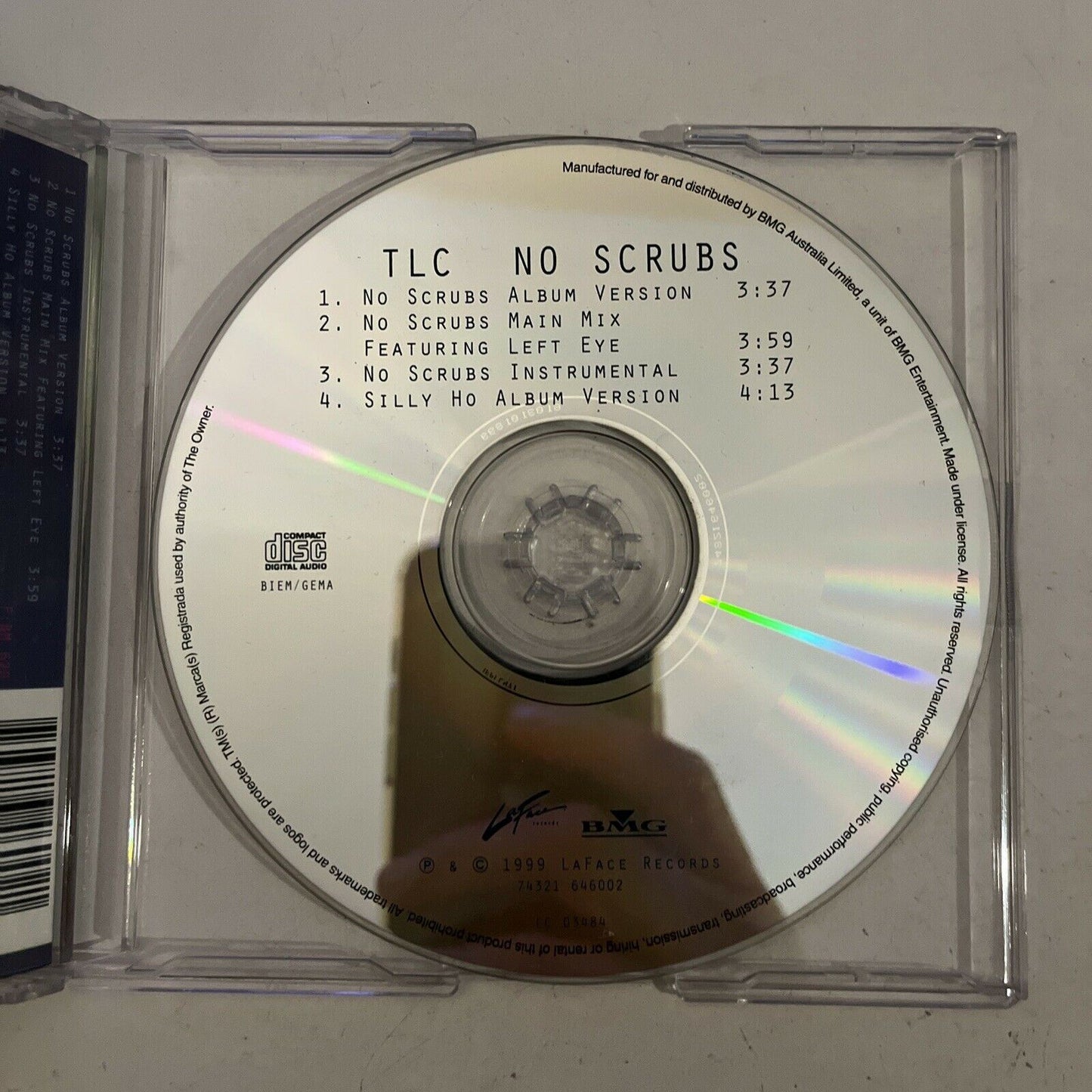 TLC - No Scrubs CD 1999 Single