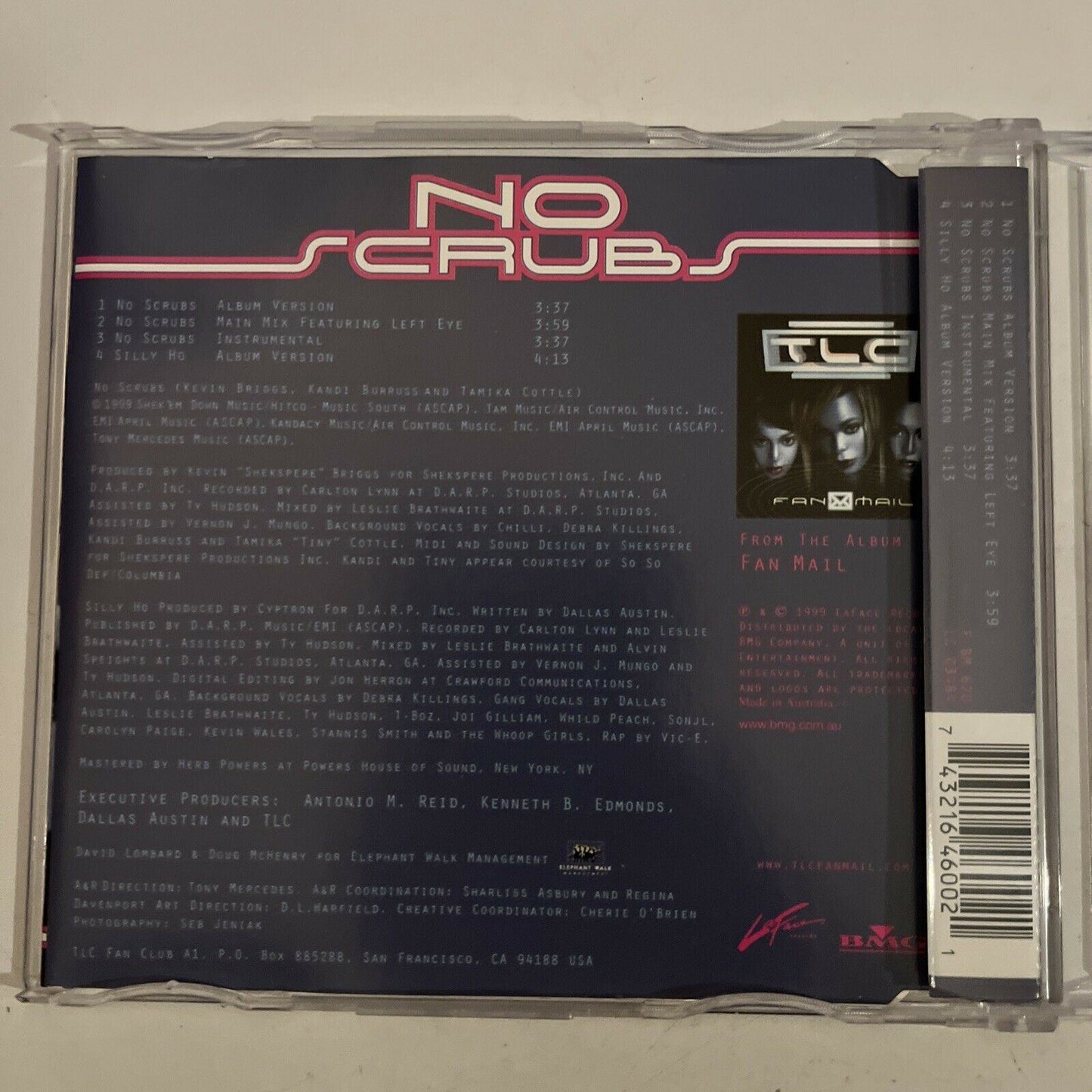 TLC - No Scrubs CD 1999 Single