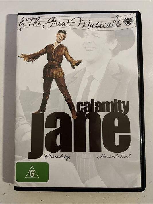 Calamity Jane (DVD, 1953) Doris Day, Howard Keel. Musical. Region 4