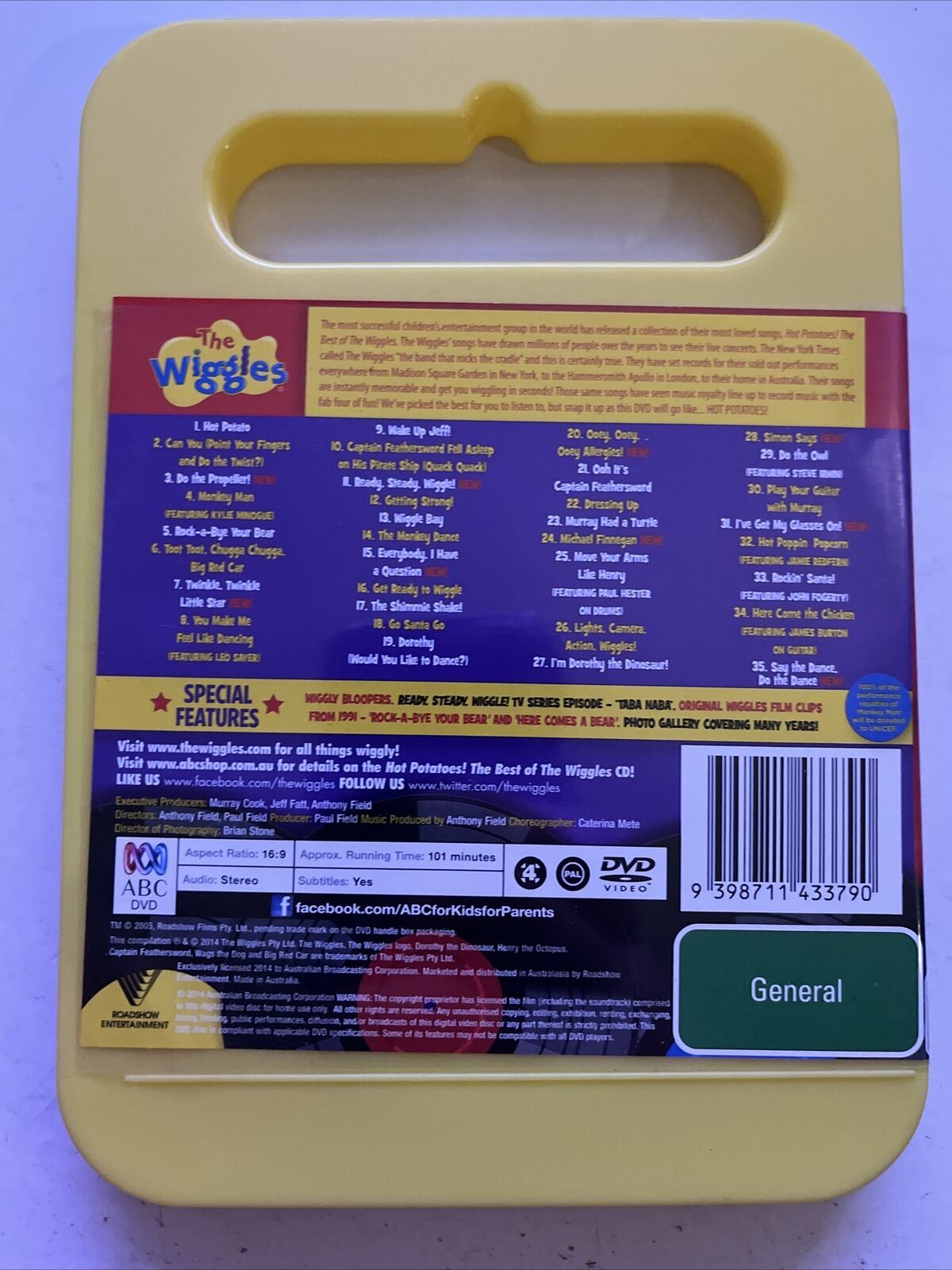 The Wiggles : Hot Potatoes! - The Best Of The Wiggles (DVD, 2013)   Region 4