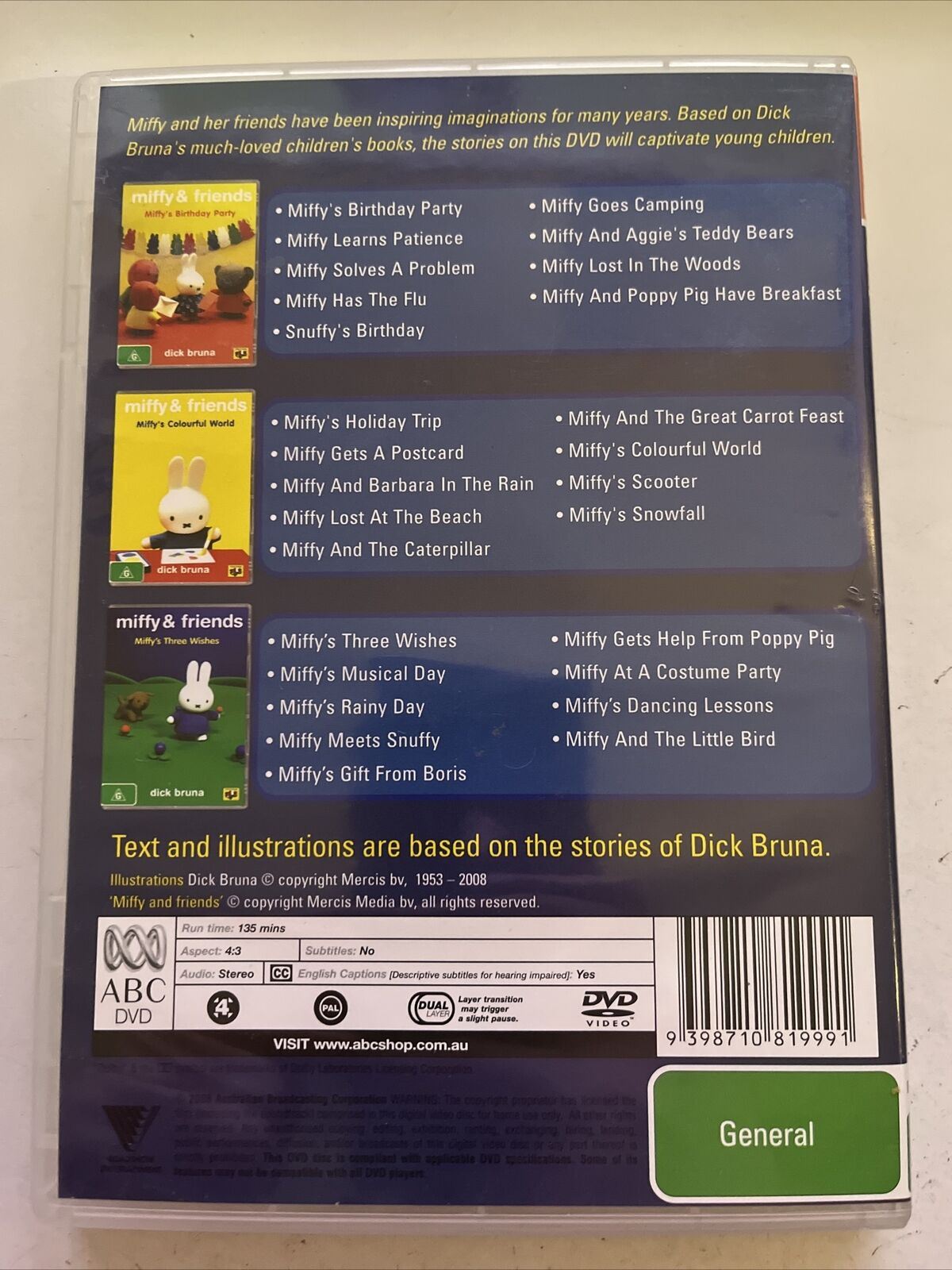 Miffy & Friends - Triple Pack (DVD, 3-Disc) Region 4