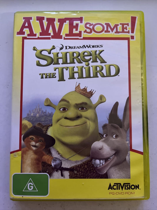 Shrek The Third - PC CD-ROM Windows Action Adventure Game