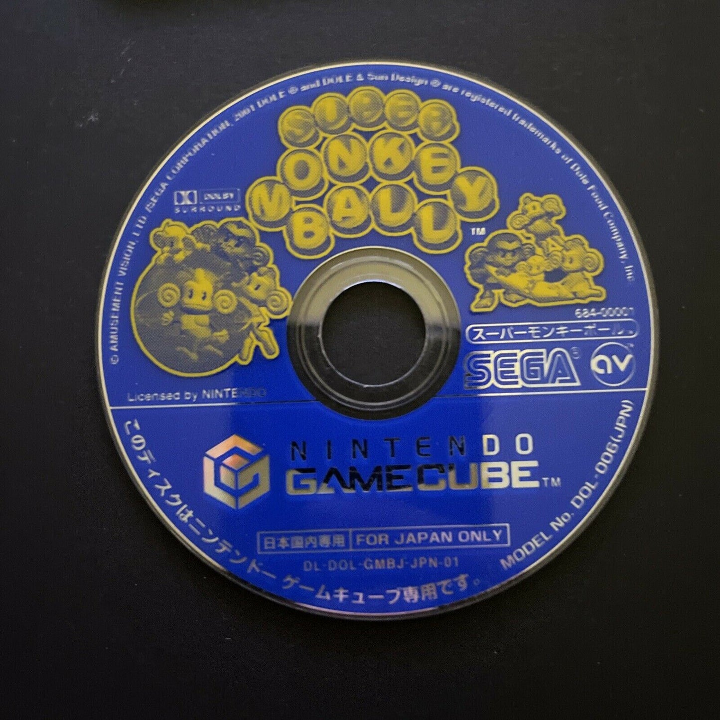 Super Monkey Ball - Nintendo GameCube NTSC-J JAPAN Game with Manual