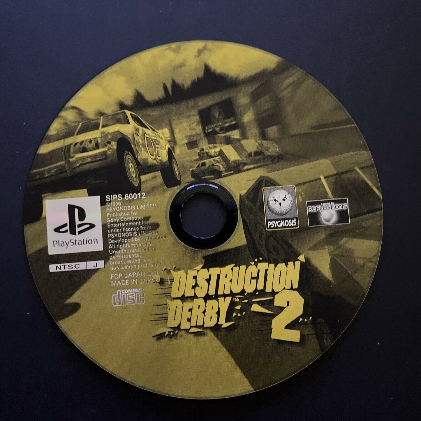 Destruction Derby 2 - PlayStation PS1 NTSC-J JAPAN Game Complete