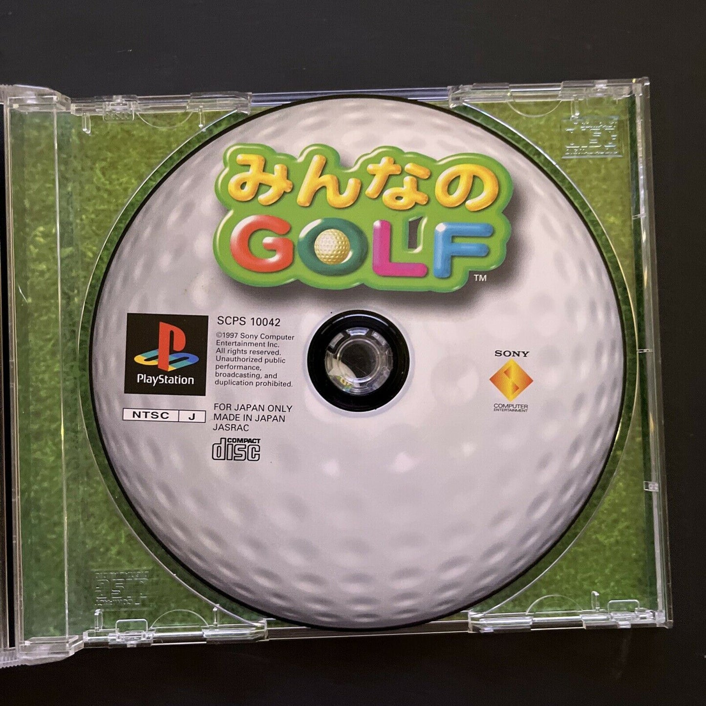 Everybody's Golf 1 & 2 (Minna no Golf) - PS1 PlayStation NTSC-J Japan Golf Game