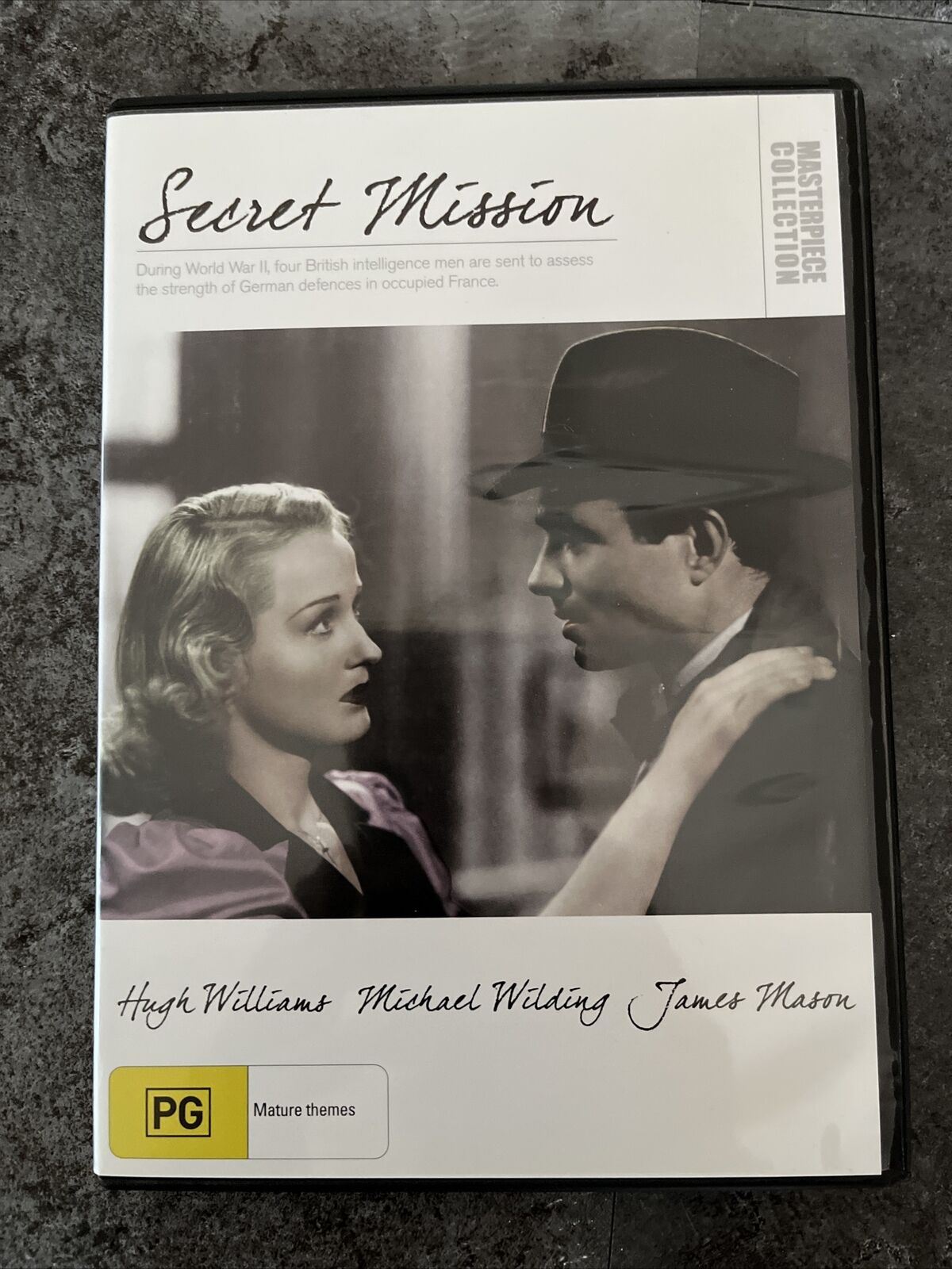 Secret Mission (DVD, 1942) Hugh Williams, Carla Lehmann, James Mason. Region 4