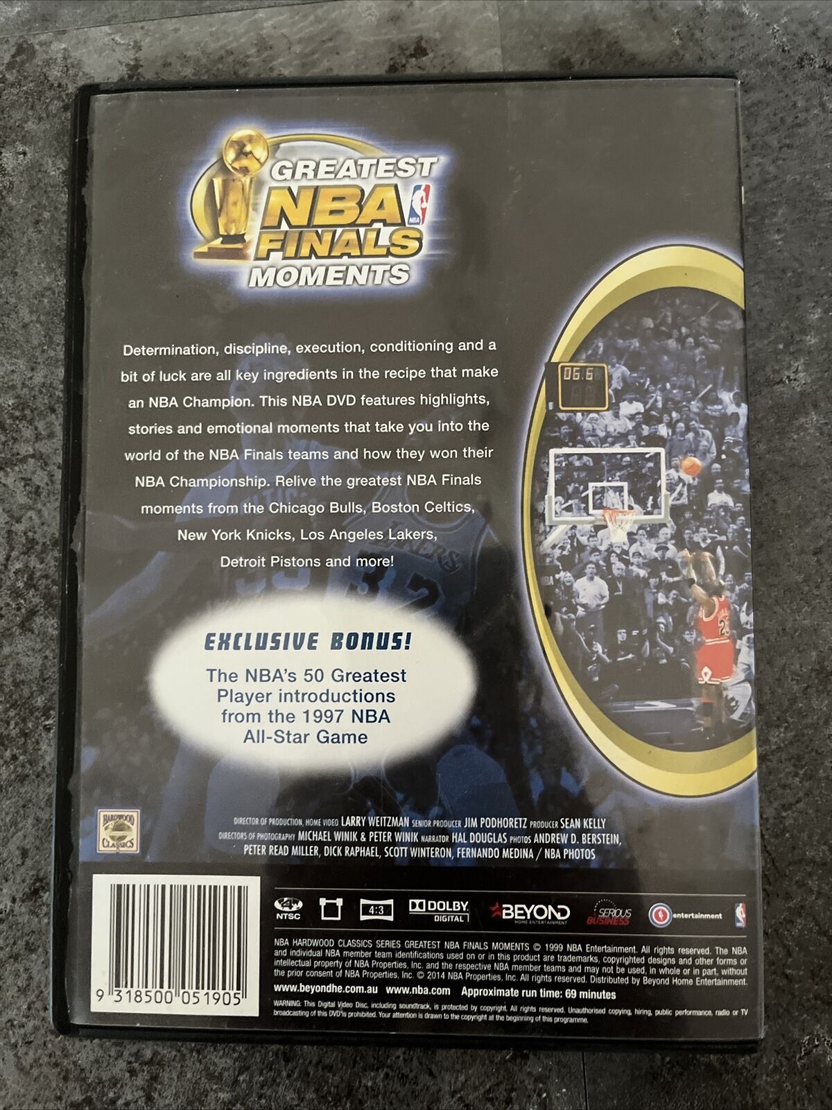 NBA Hardwood Classics - Greatest NBA Finals Moments (DVD, 1999) Region 4