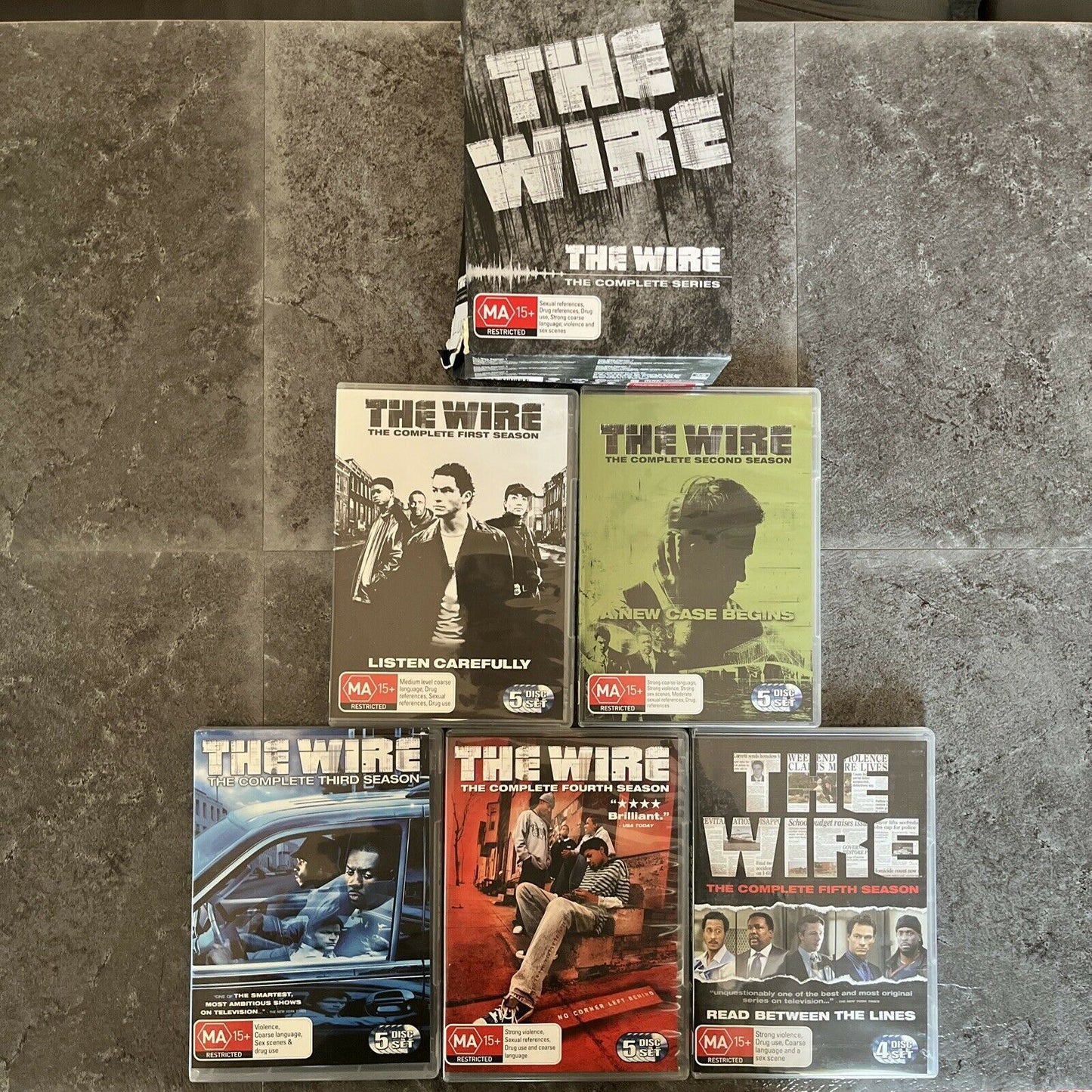 The Wire - Complete Collection (DVD, 2010, 24-Disc Set) Region 4