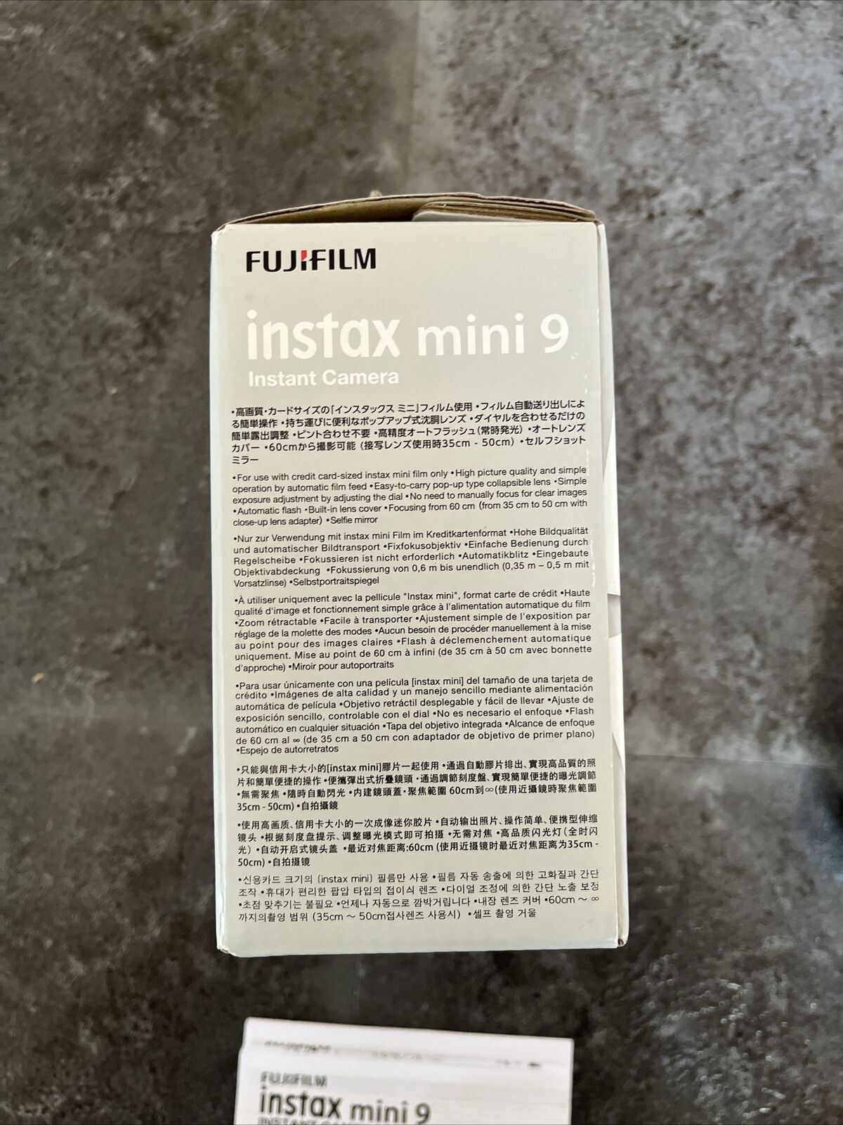 Fujifilm Instax Mini 9 Instant Film Camera - Light Blue