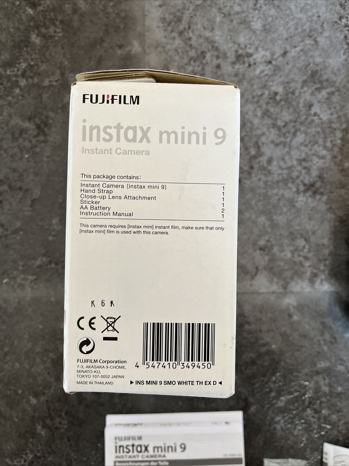 Fujifilm Instax Mini 9 Instant Film Camera - Light Blue