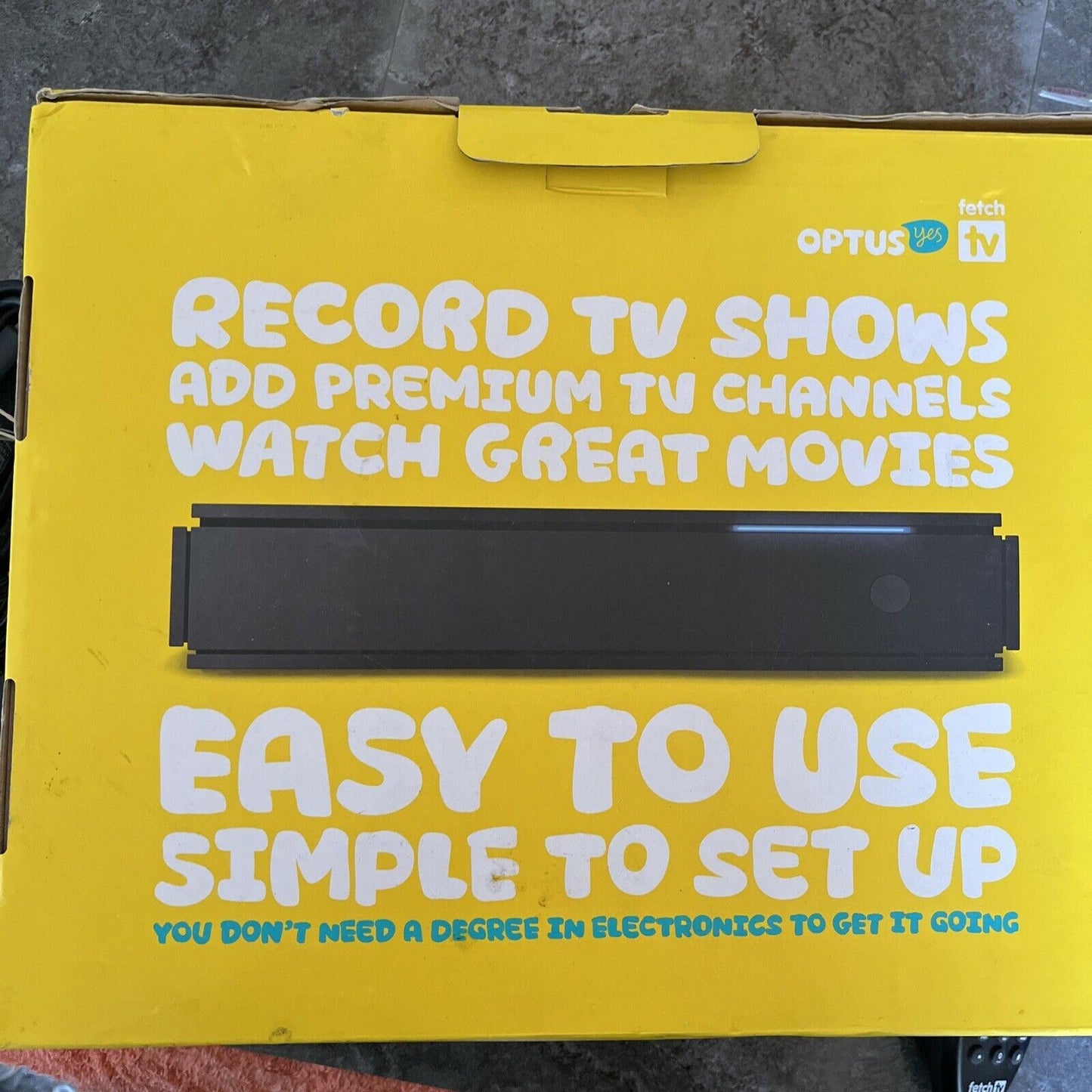 Optus Yes Fetch TV M605T 1TB with Remote - Black