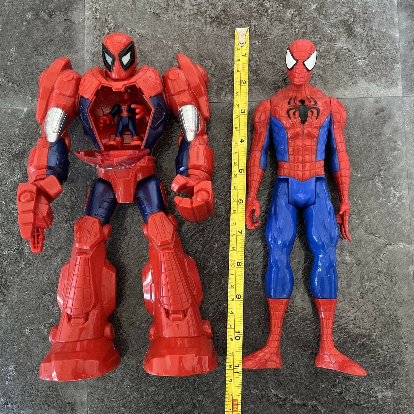 Marvel Super Hero Adventures Hasbro Mech Armor Spider-Man #B6019 2015 & 2013