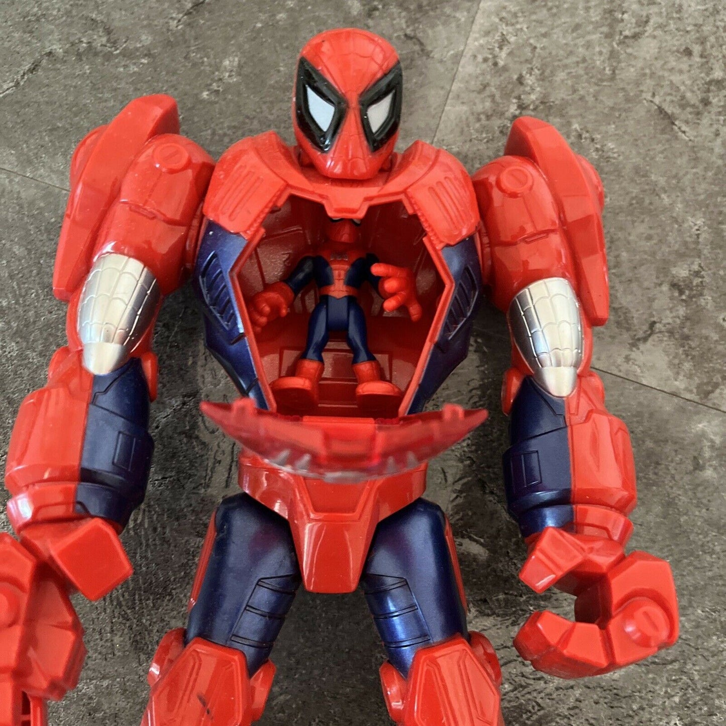 Marvel Super Hero Adventures Hasbro Mech Armor Spider-Man #B6019 2015 & 2013