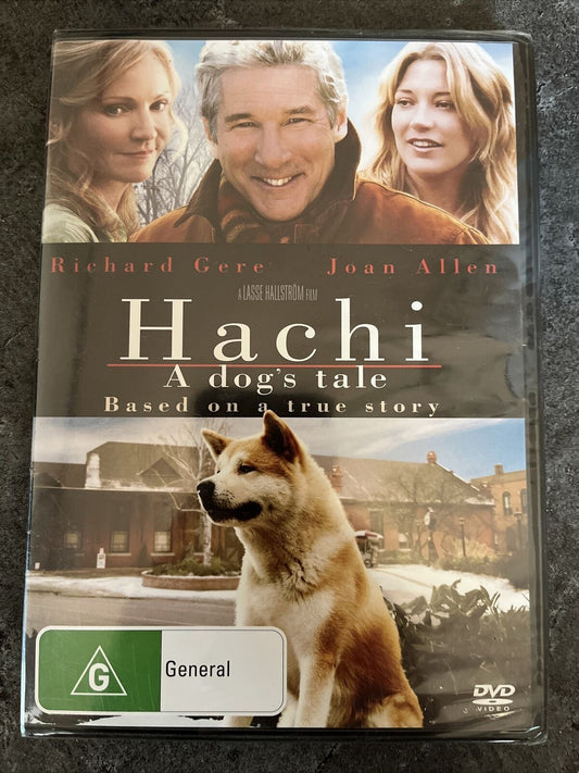 *New Sealed* Hachi - A Dog's Tale (DVD, 2009) Richard Gere, Joan Allen. Region 4