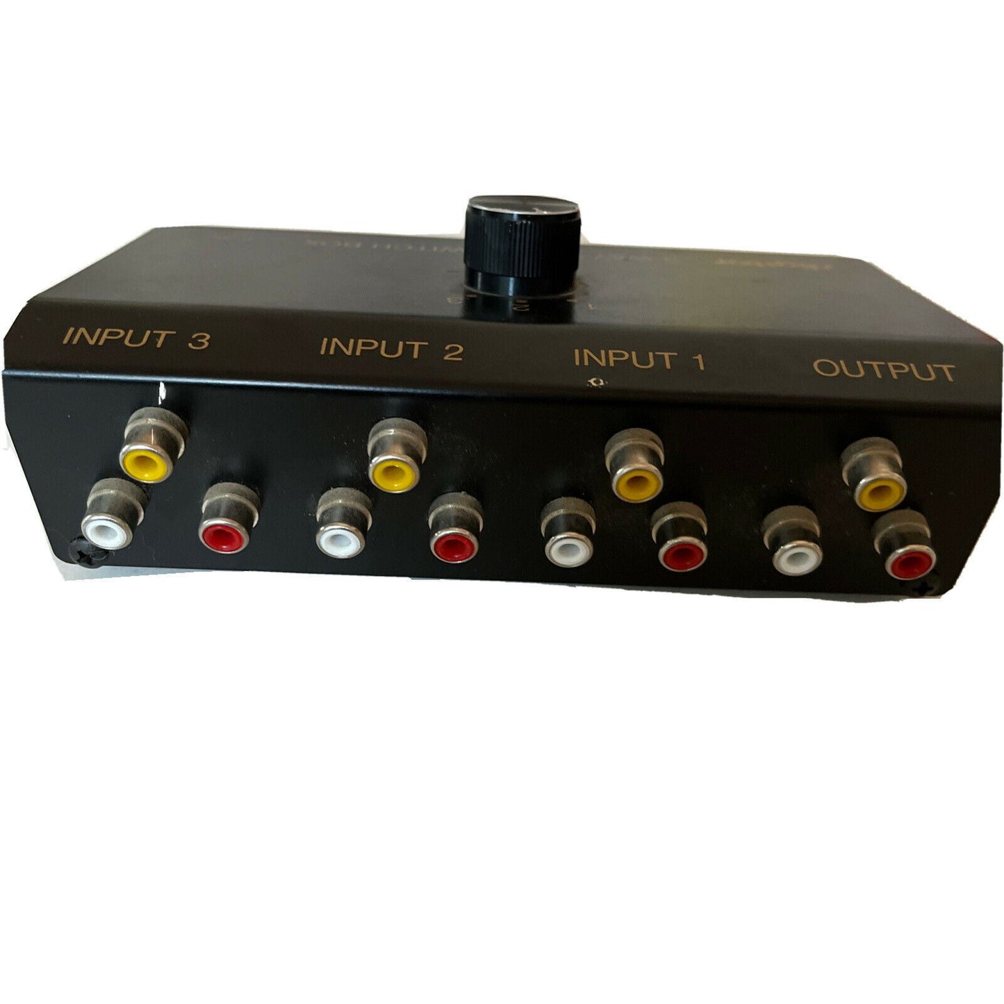 Digitor 3-Way Video AV Switch Box C2504 TV RCA Splitter Game Console Selector
