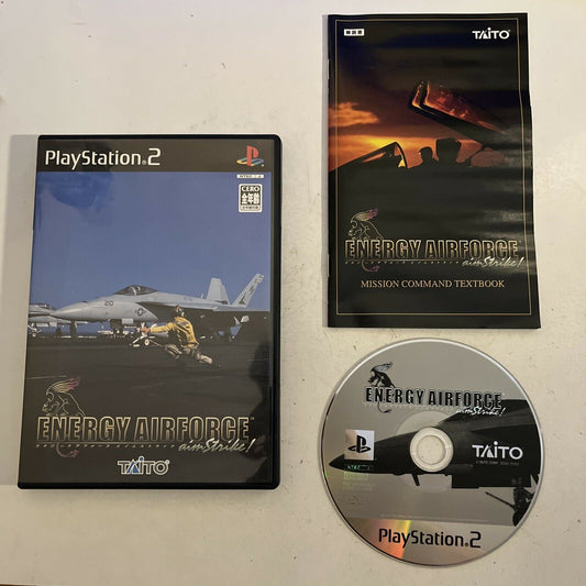 Energy Airforce AimStrike! - PlayStation 2 PS2 NTSC-J JAPAN Game with Manual