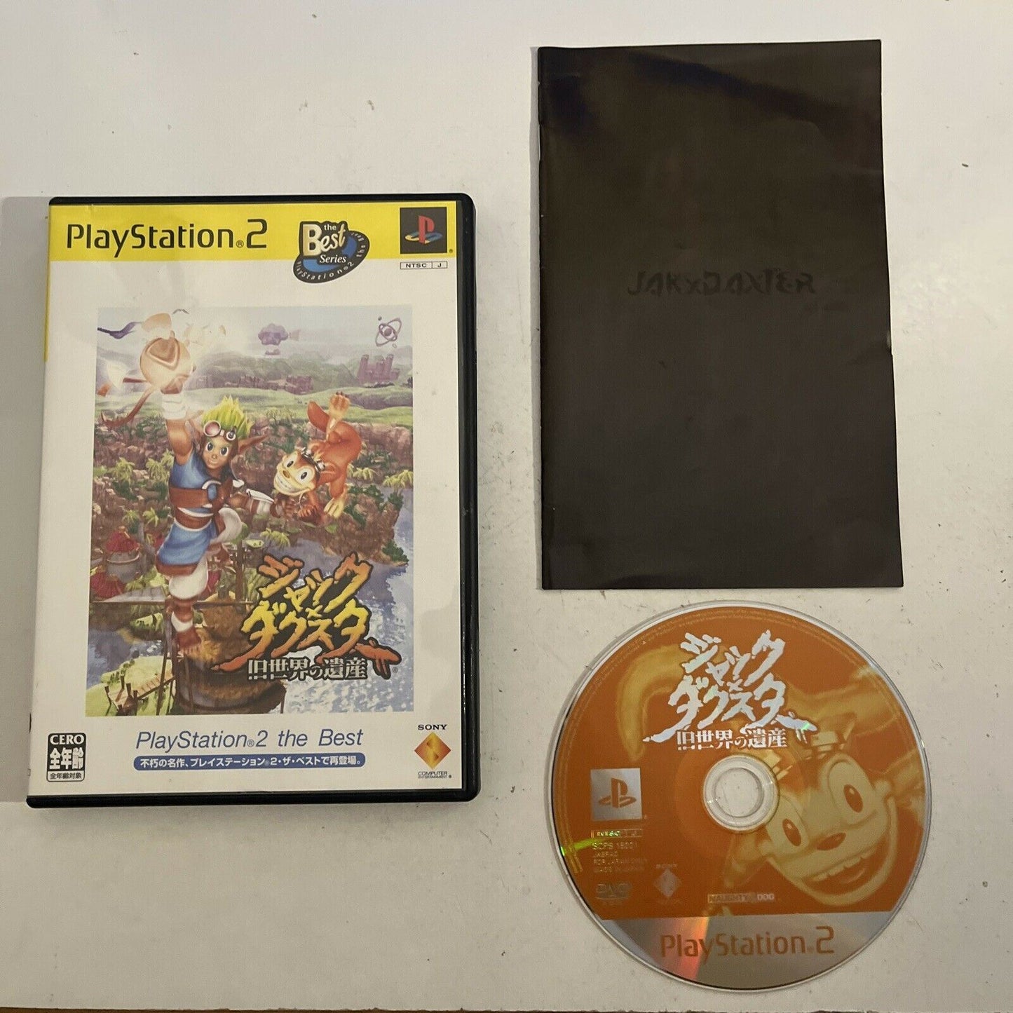 Jak & Daxter: The Precursor Legacy - PlayStation PS2 NTSC-J Japan Game w Manual