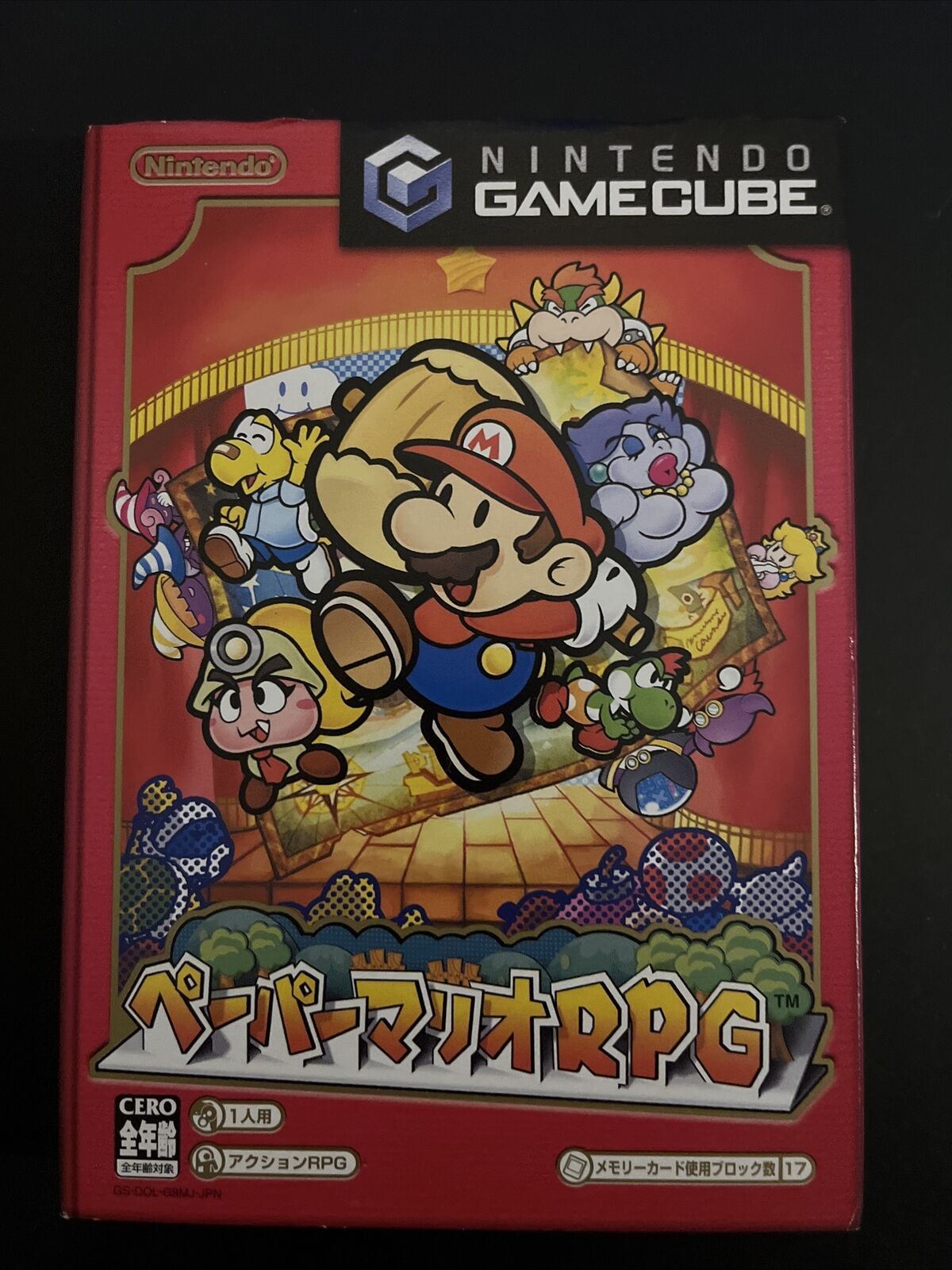 Paper Mario RPG - Nintendo GameCube NTSC-J JAPAN Game Complete with Manual