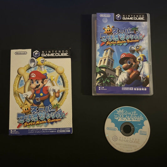 Super Mario Sunshine - Nintendo GameCube NTSC-J JAPAN Game Complete with Manual