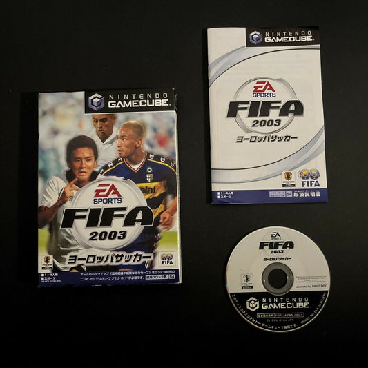 FIFA 2003 - Nintendo GameCube NTSC-J JAPAN Soccer Game Complete with Manual