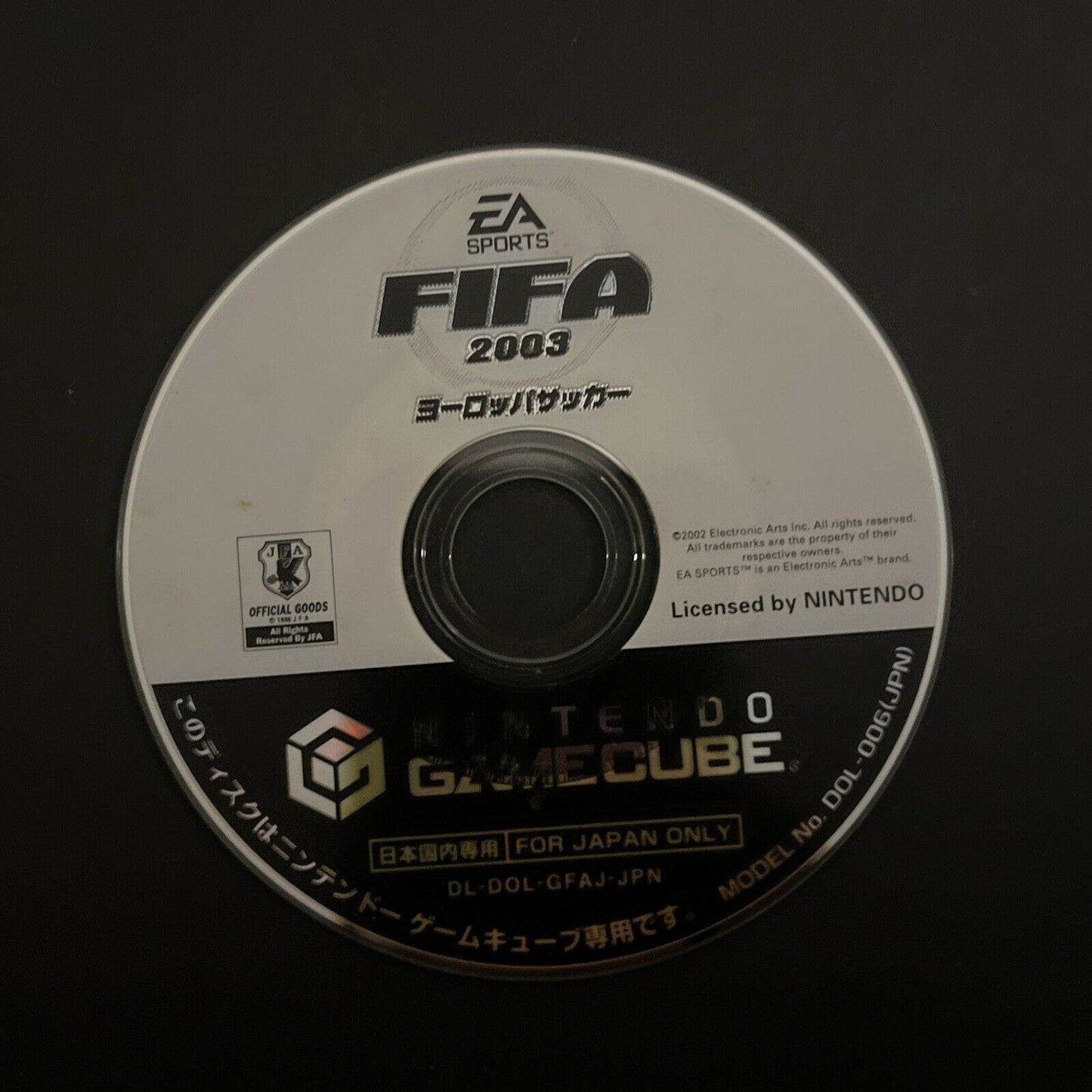 FIFA 2003 - Nintendo GameCube NTSC-J JAPAN Soccer Game Complete with Manual