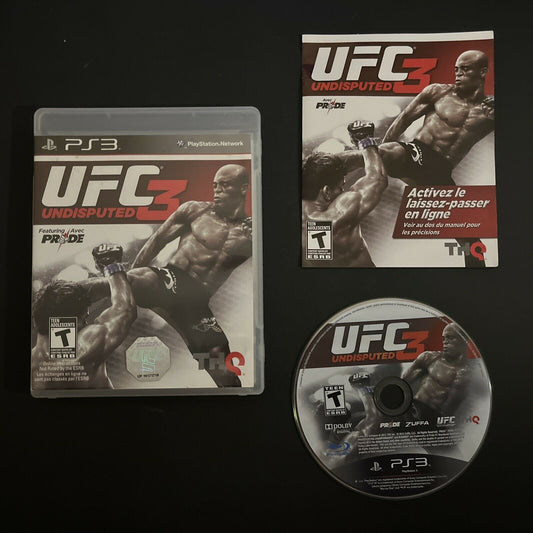 UFC 3: Undisputed - PlayStation 3 PS3 JAPAN Game with Manual