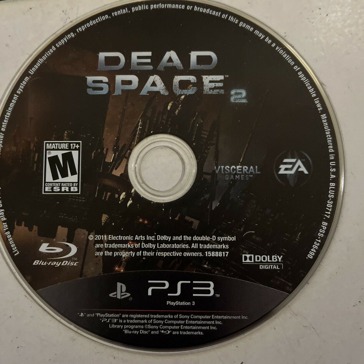 Dead Space 2 - PlayStation 3 PS3 JAPAN Game with Manual