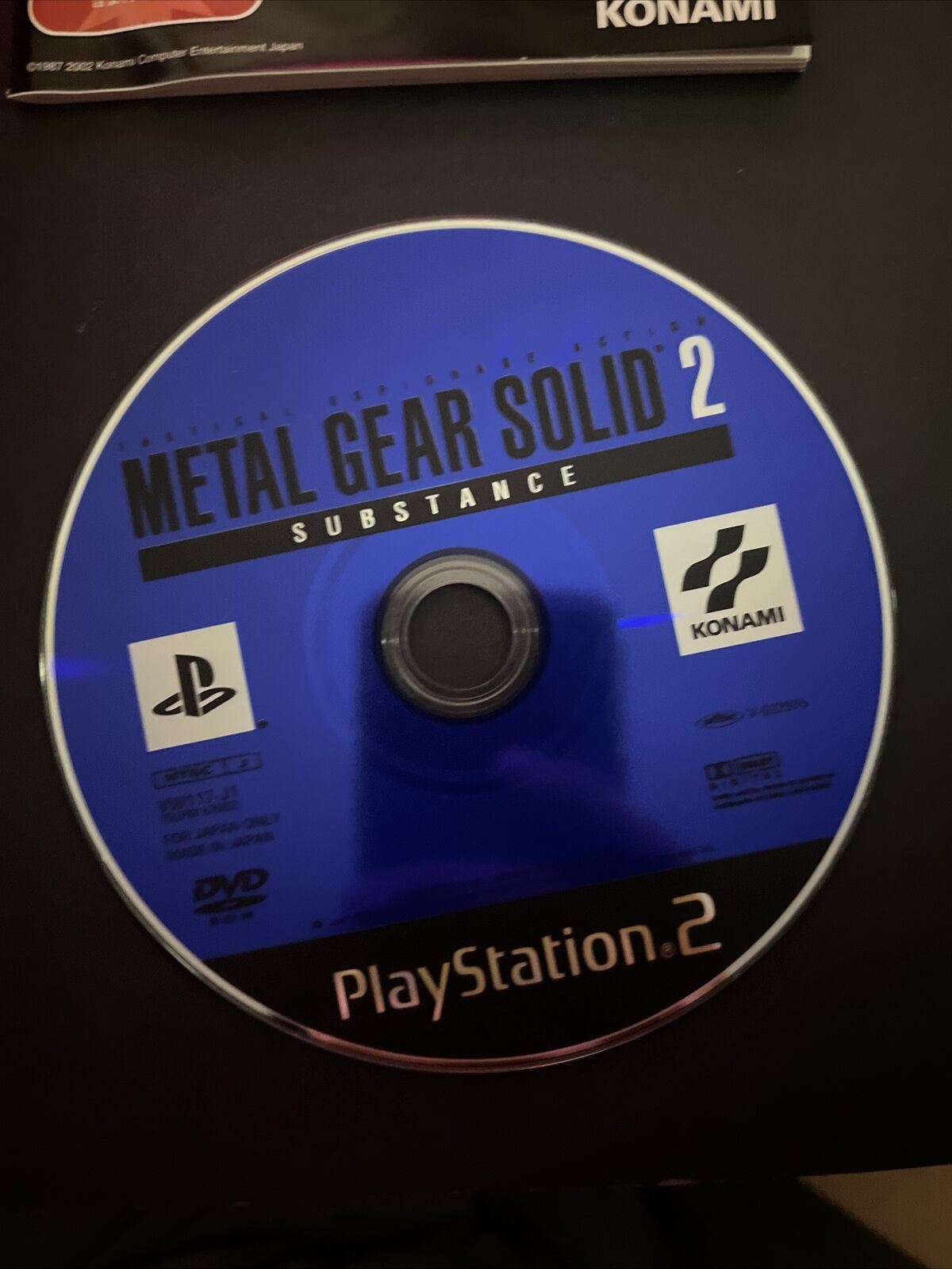 Metal Gear Solid 2: Substance - PlayStation PS2 NTSC-J JAPAN Game with Manual