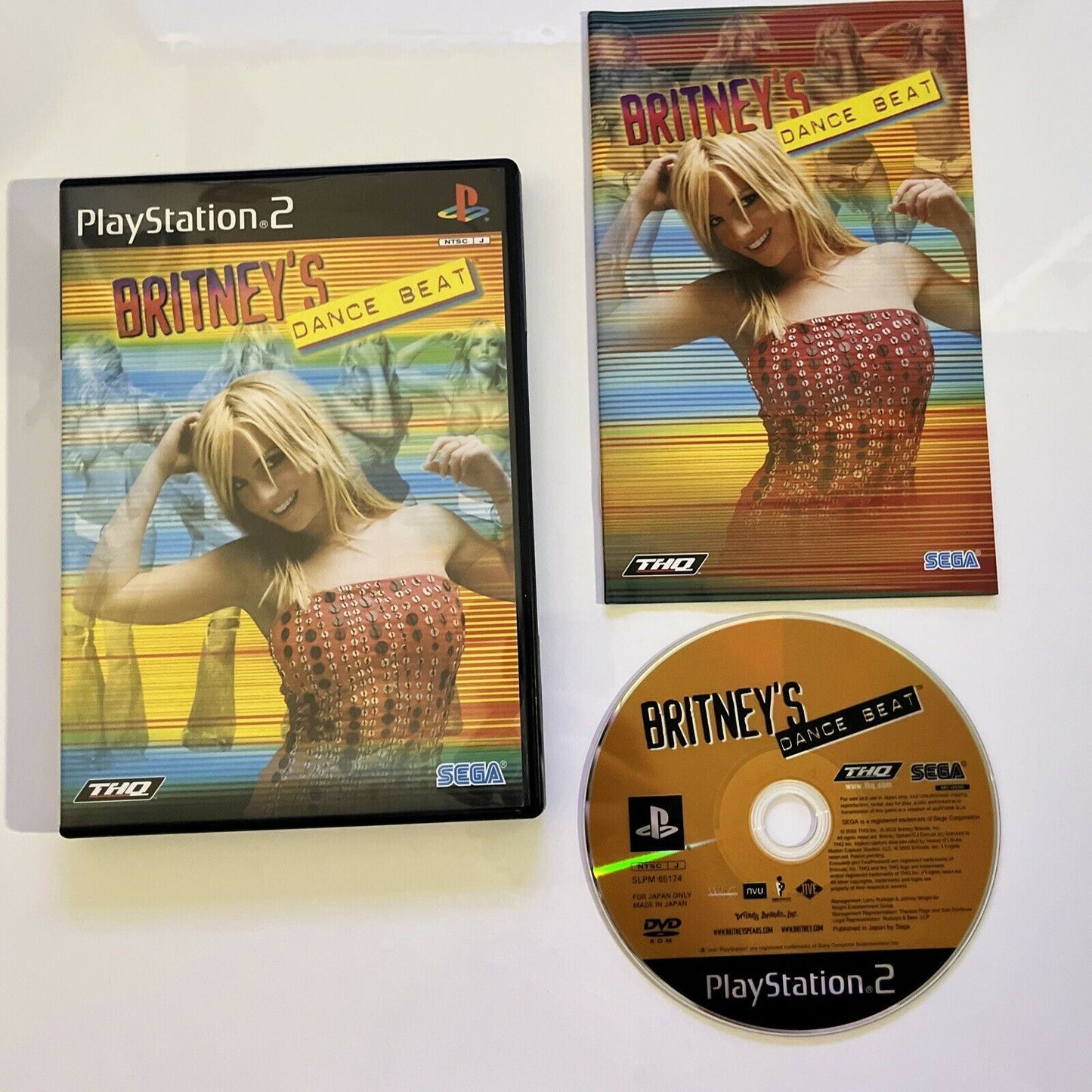 Britney's Dance Best - PlayStation PS2 NTSC-J JAPAN Game with Manual