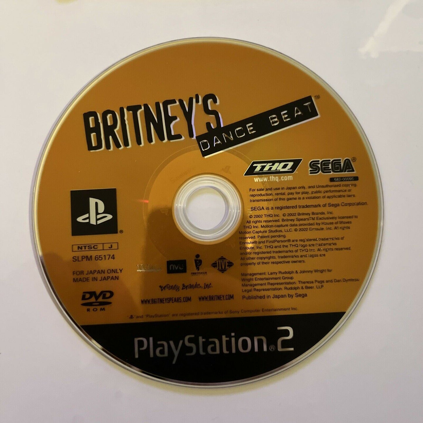 Britney's Dance Best - PlayStation PS2 NTSC-J JAPAN Game with Manual