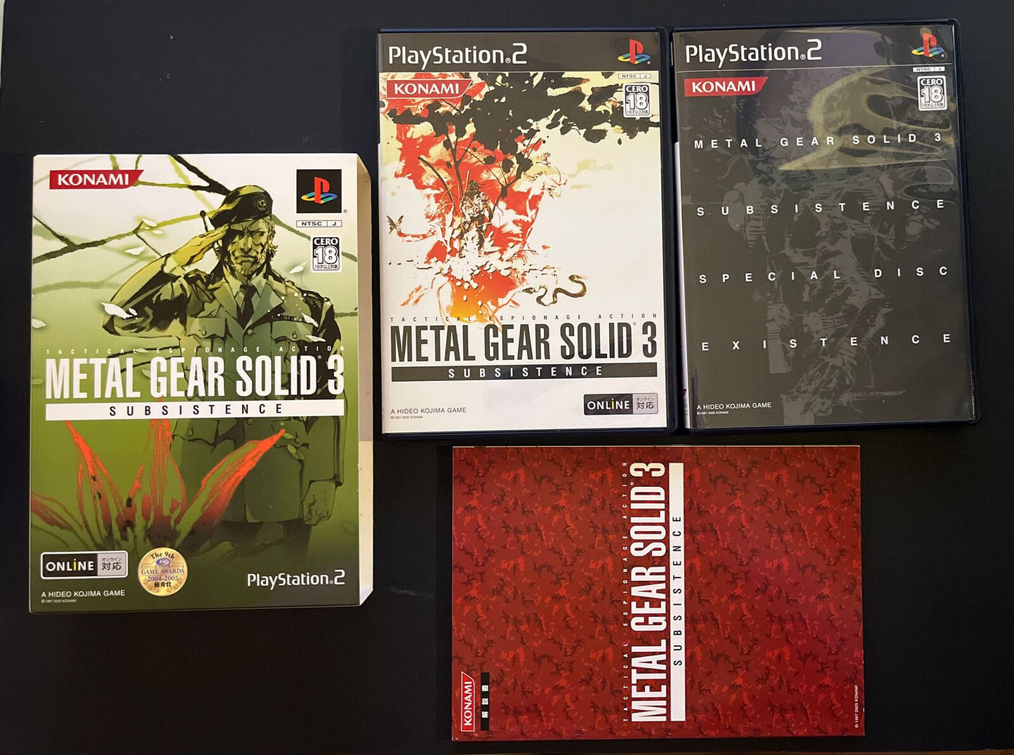 Metal Gear Solid 3 Subsistence [First Print Limited Edition] - PS2 NTSC-J JAPAN