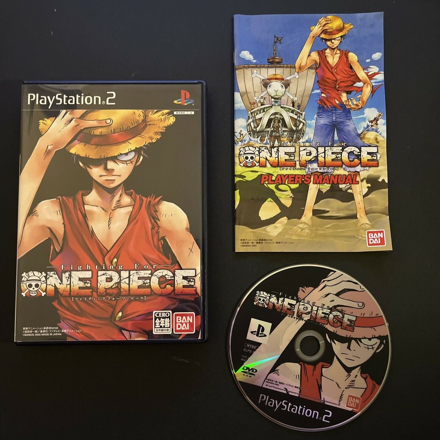 Fighting For One Piece - PlayStation PS2 NTSC-J JAPAN Game Complete with Manual